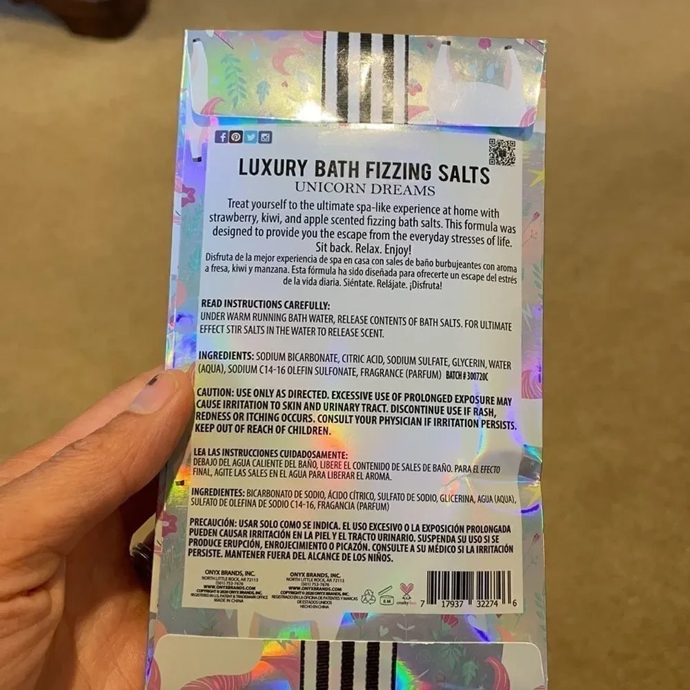 ONYX Bathhouse Luxury Bath Fizzing Salts